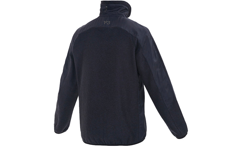 Men's Y-3 Casual Stand Collar Straight Jacket Gray GK4376