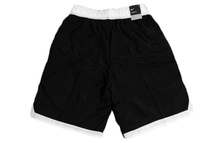 Nike Retro Large Logo Sports Quick Dry Shorts Black White AT3166-010