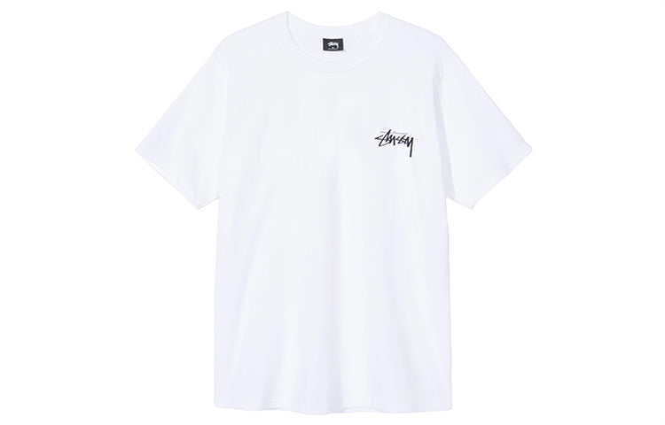 Stussy Daydream Tee Printing Poster Short Sleeve Unisex White 1904614-WHITE