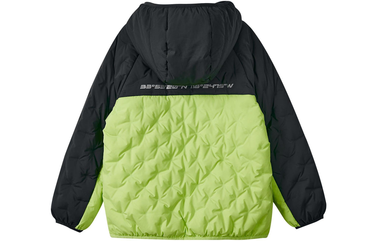 (GS) Skechers Lifestyle Hooded Jacket 'Green Black' P423B030-0018