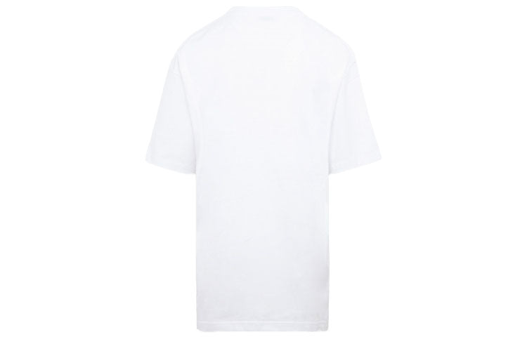Balenciaga SS21 Printing Round-neck Tee White 641655TIV549040
