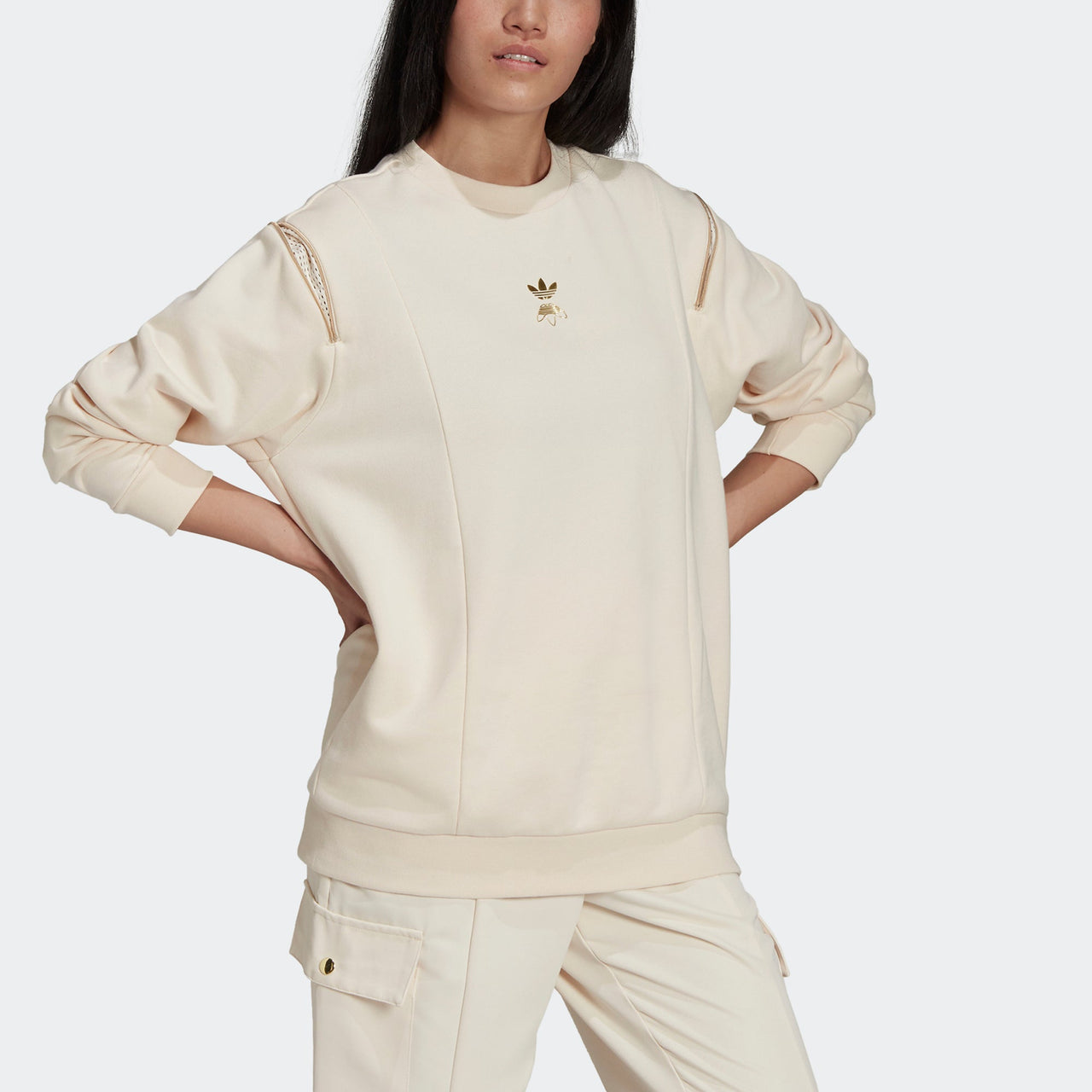 (WMNS) adidas Original Crew Wonder 'Beige' HG6681