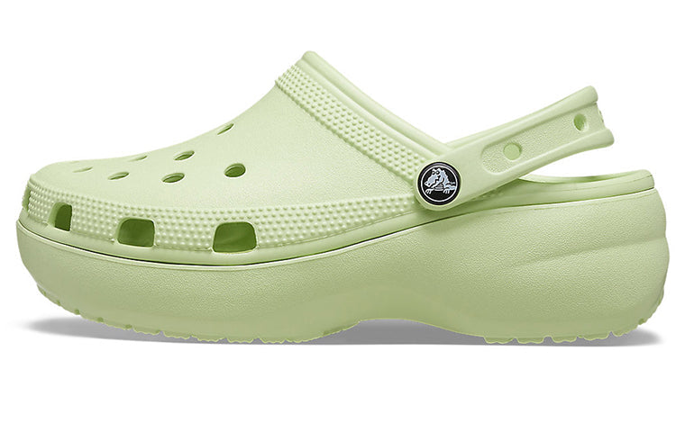 (WMNS) Crocs Classic Platform Clog 'Celery' 206750-335
