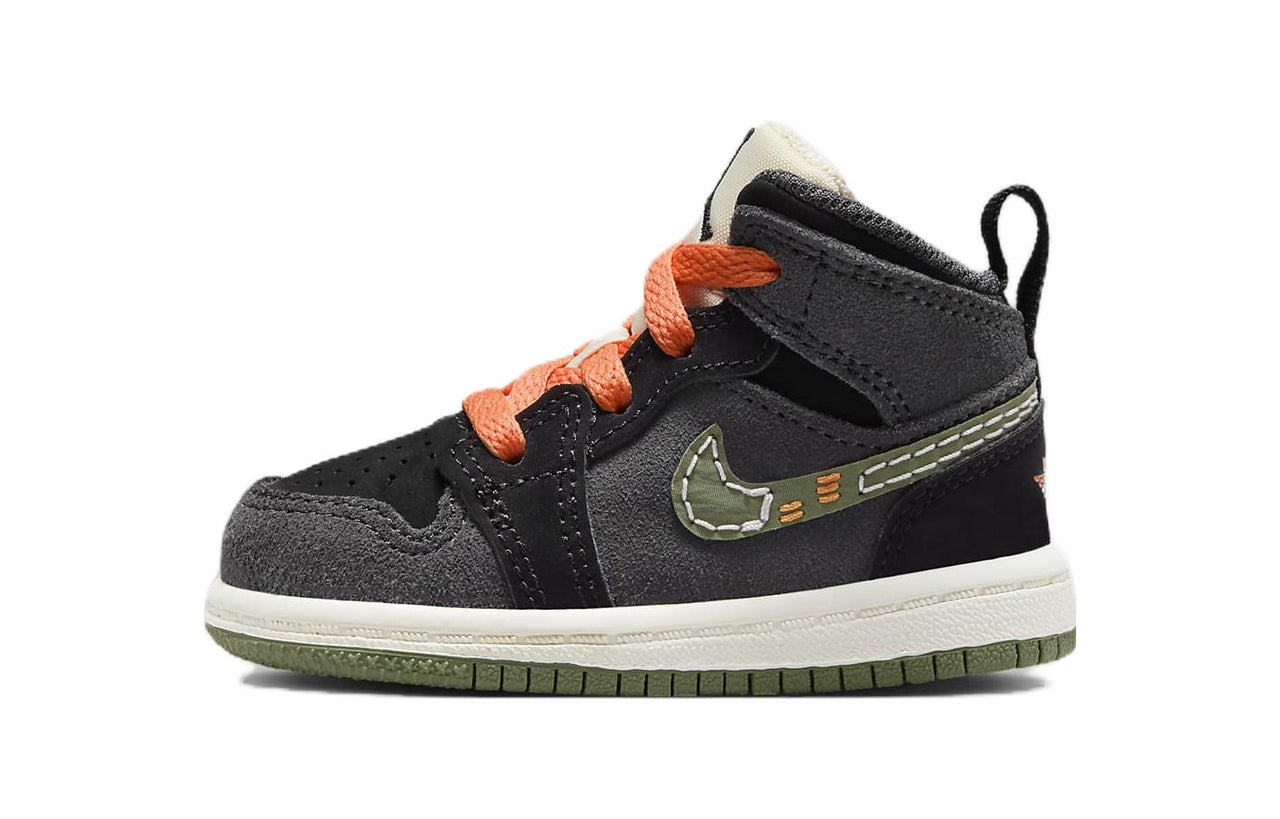 (TD) Air Jordan 1 Mid SE Craft 'Anthracite Light Olive' FD9093-003