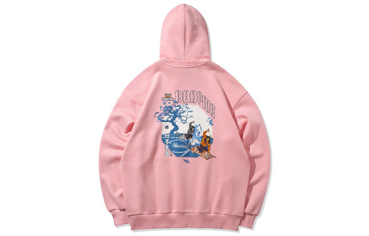 Li-Ning BADFIVE Loose Pullover Pink Red AWDQ995-2
