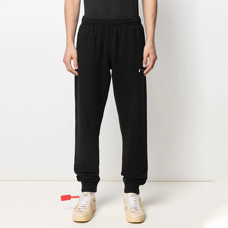 Men's Off-White SS21 Casual Black Sports Pants/Trousers/Joggers OMCH033R21FLE0031025