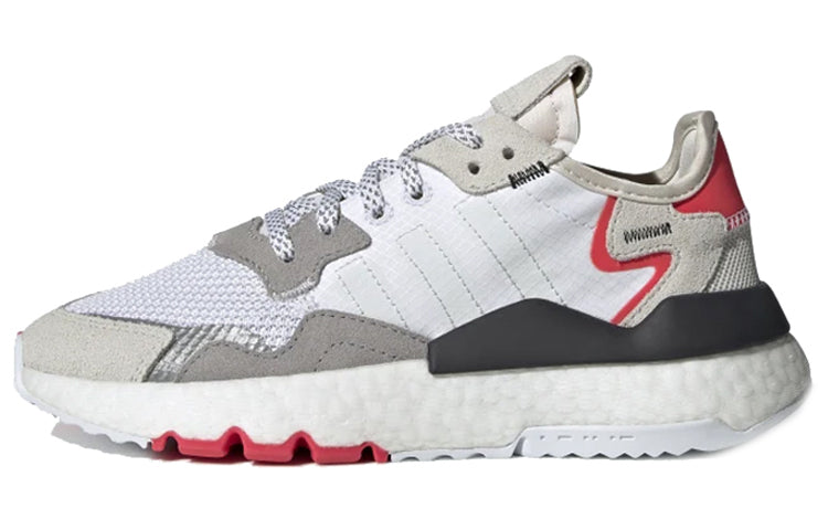 (GS) adidas Nite Jogger J 'White Shock Red' G28044