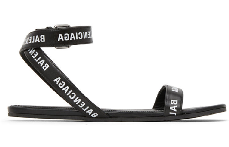 (WMNS) Balenciaga Sports sandals 'Black White' 630038WBAE11090