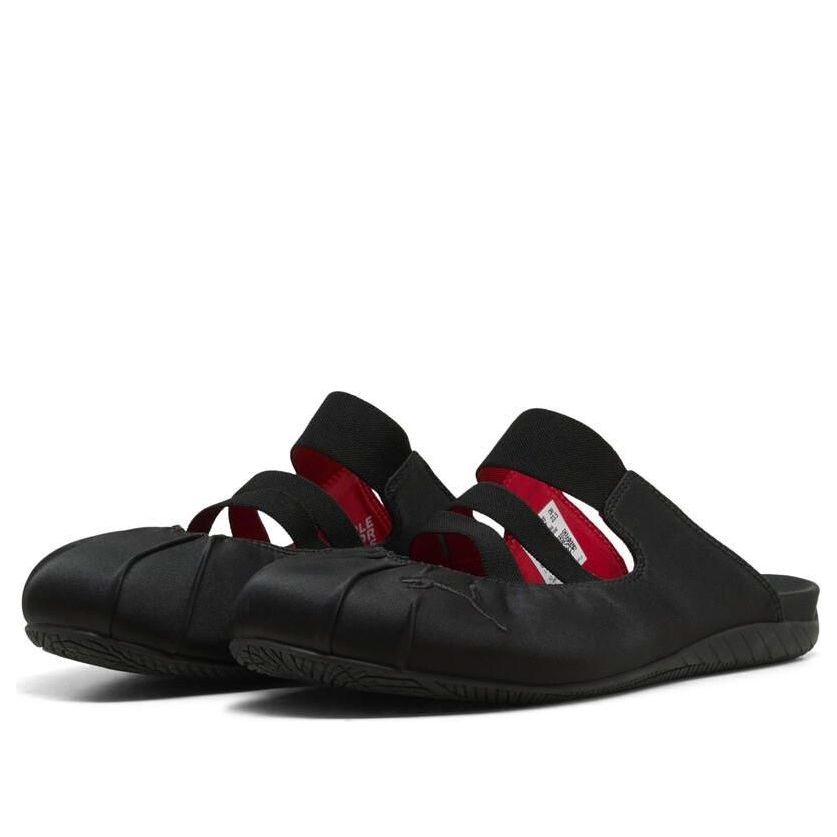 (WMNS) PUMA Speedcat Mule Satin 'Black Red' 409911-02