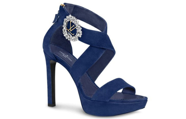 (WMNS) LOUIS VUITTON LV Horizon Platform Sandals Blue 1A5IY3