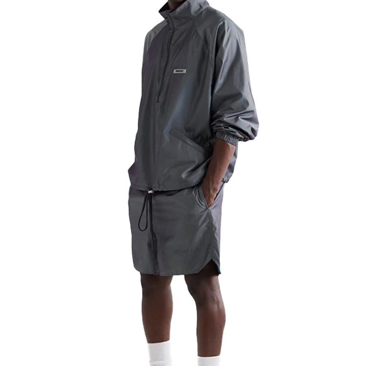 Fear of God Essentials 3M Reflective Half Zipper Interchange Jacket 'Multi-Color' EESSJKHAET20NF