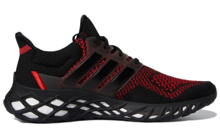 adidas UltraBoost Web DNA 'Black Vivid Red' GY8091