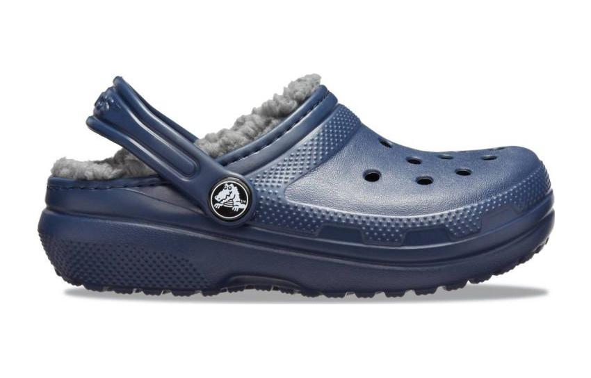 (GS) Crocs Classic Lined Glitter Clog 'Blue' 207010-459