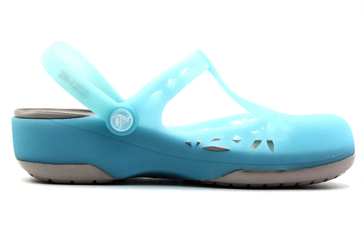 (WMNS) Crocs ice blue Sandals 'Blue Gold' 204939-4CW