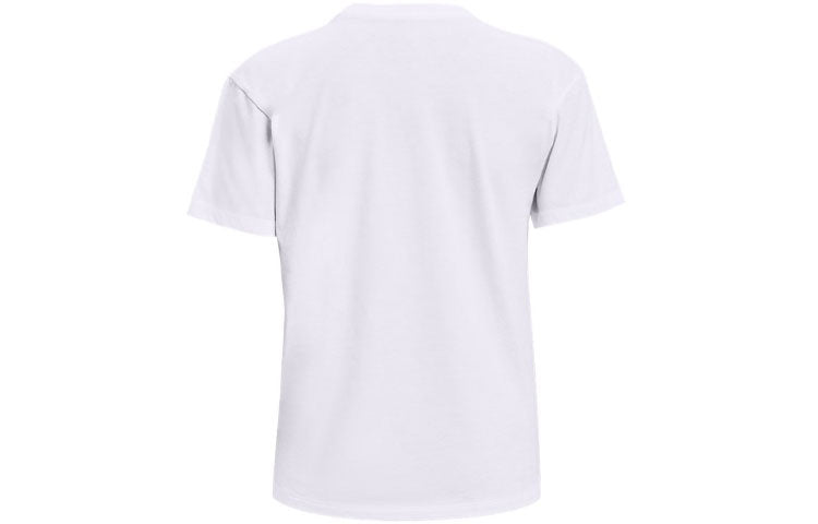 (WMNS) Under Armour Geo Graphic Training Sports Short Sleeve White 1363258-100