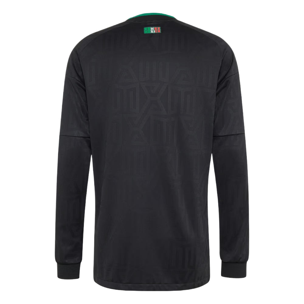 adidas Mexico 26 Third Authentic Long Sleeve Asia Sizing 'Black' JY7001