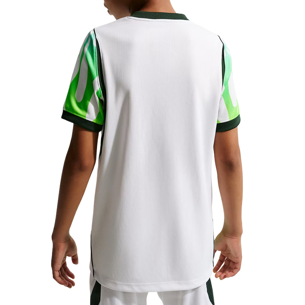 (GS) Nike Nigeria 2026 Stadium Away Dri-FIT Replica Jersey 'White Green Glow Black' IB5207-100