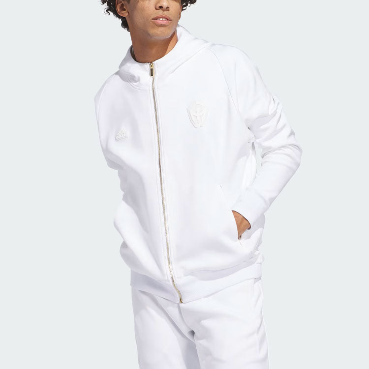 adidas Mahomes adidas Z.N.E. Premium Full-Zip Sweatshirt Asia Sizing 'White' IT4312