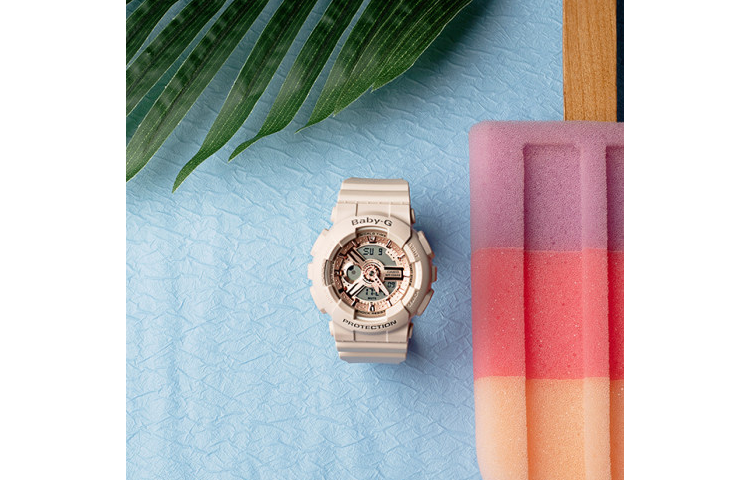 CASIO Baby-G 'White Pink' BA-110CP-4APR