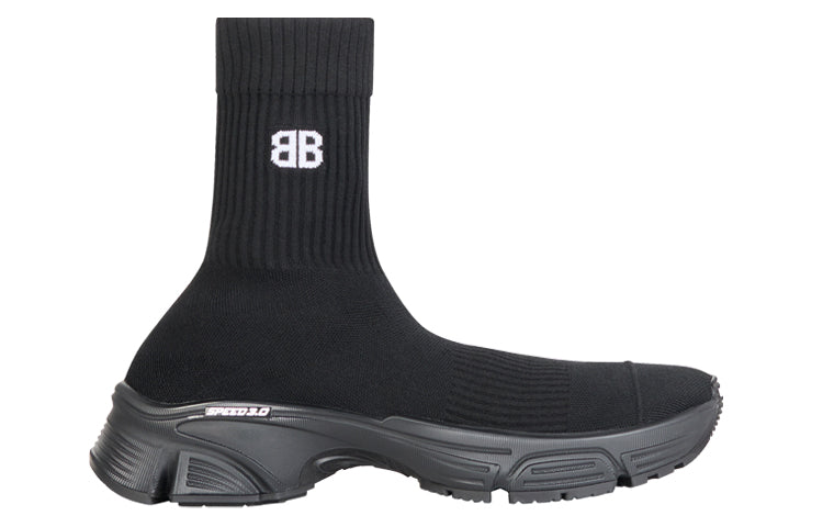 Balenciaga Speed 3.0 Monocolor Sneakers 'Recycled Black' 654532W2DN21090