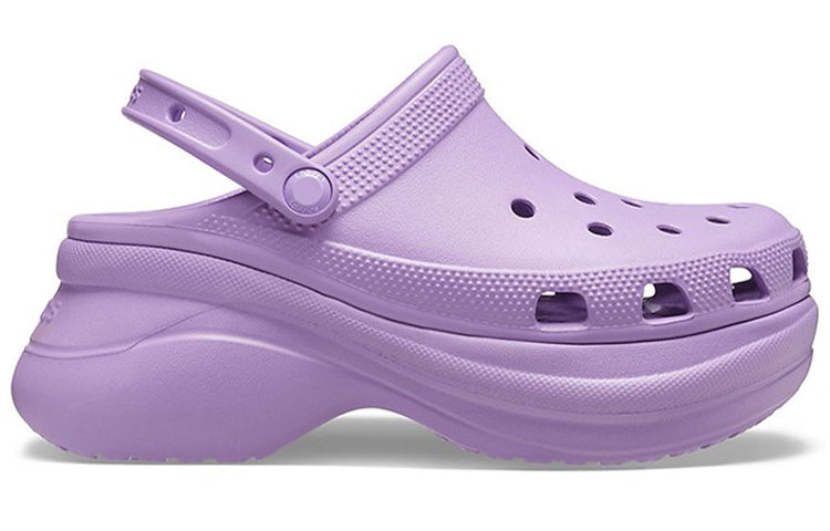 (WMNS) Crocs Classic clog Retro Crocs Outdoor Thick Sole Sports Purple Sandals 206302-5PR