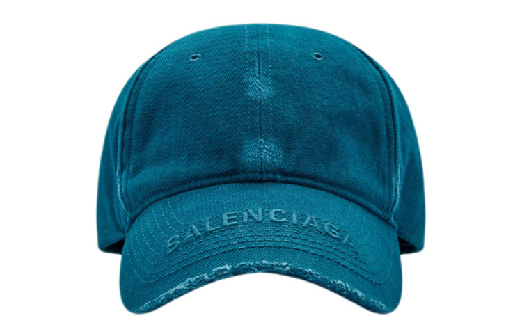 Balenciaga Logo Visor Cap 'Petrol Blue ' 673318410B24444