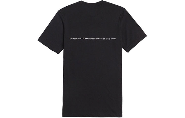 Nike Kyrie Irving Pattern Sports Round Neck Short Sleeve 'Black' CK9438-010