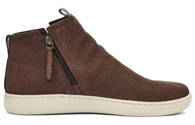 UGG Pismo Cowhide Sports Shoe Zipper Brown 1110979-STT