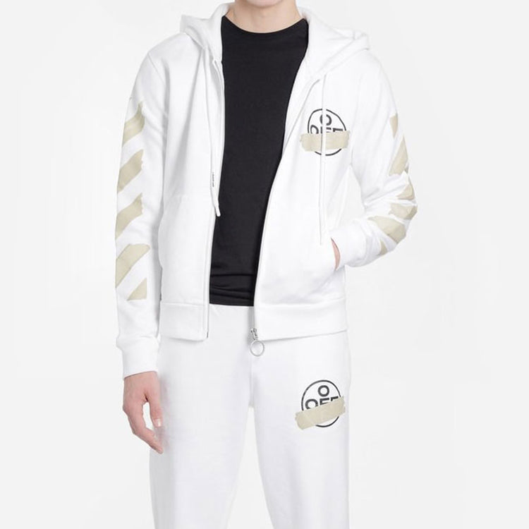 Off-White SS20 Arrows Sketch Mens Logo Sweater Tape OMBE001R20E300020148