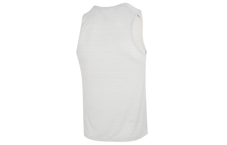 Nike Dri-fit Casual Sports Quick Dry Running Breathable Solid Color Sleeveless Vest Creamy White CU5983-072