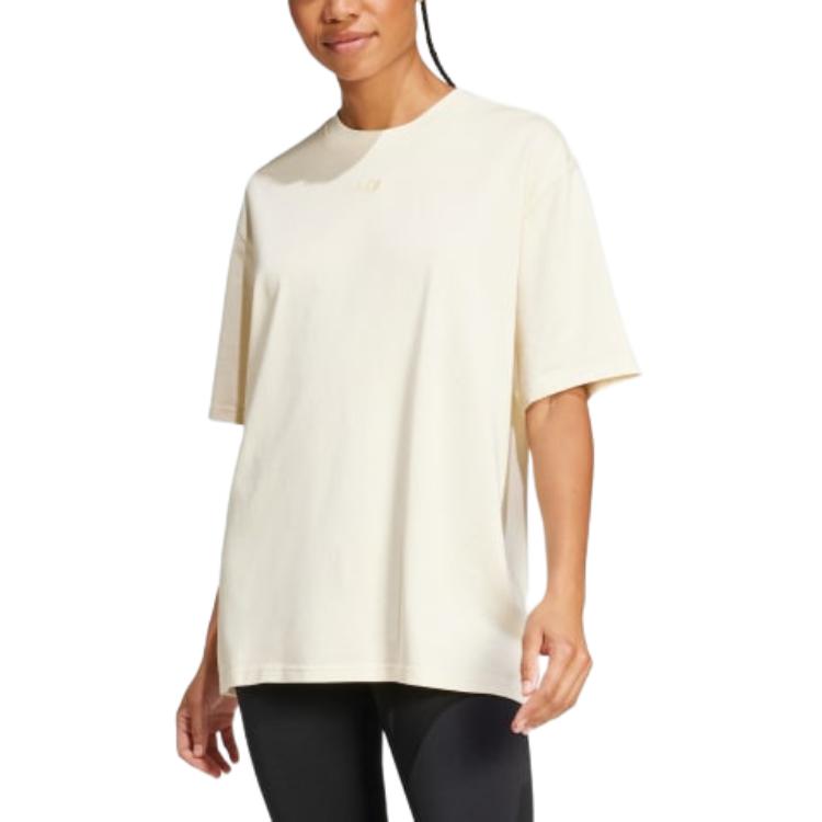 (WMNS) adidas Washed Oversized T-Shirt Asia Sizing 'White' JD0039