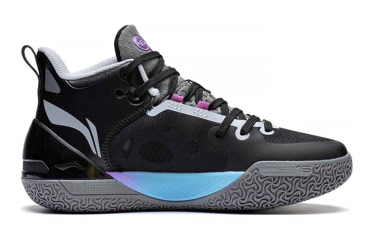 (GS) Li-Ning Yushuai 16 Mid 'Black Purple Blue' YKBS100-5