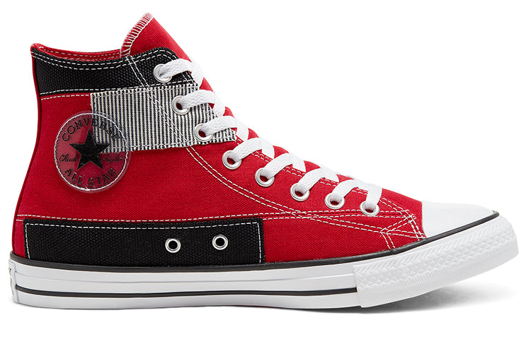 Converse Chuck Taylor All Star High 'Patchwork - University Red' 168591C