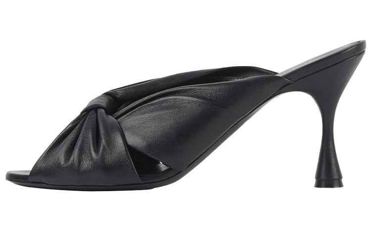 (WMNS) Balenciaga Small High heels Black Slippers 617574WA2M01000