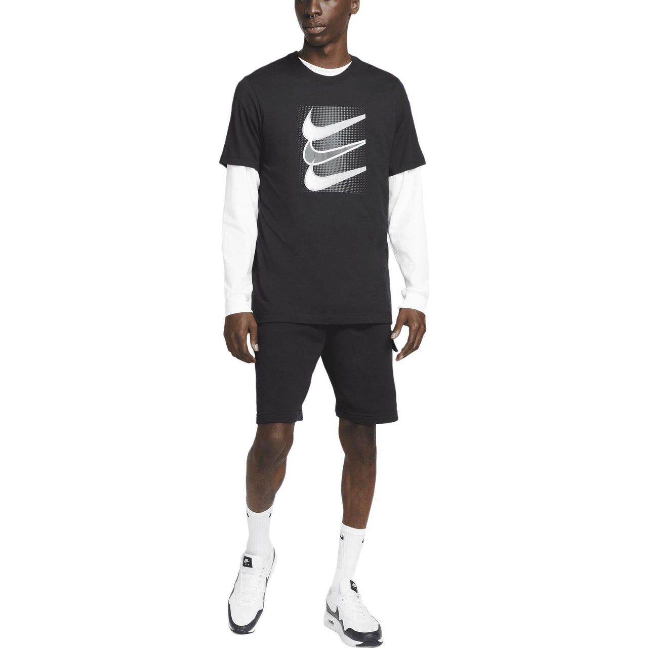 Nike Sportswear Short Sleeve T-shirt 'Black' DZ5173-010