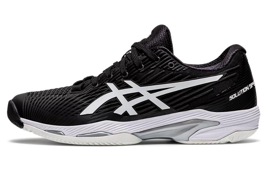 (WMNS) ASICS Solution Speed FF 2 'Black White' 1042A136-001