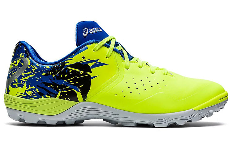 ASICS Unisex Toque 7 TF Turf Soccer Shoes Yellow/Blue 1113A025-751