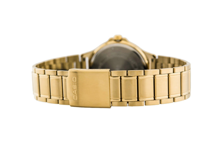 Men's CASIO DRESS Series waterproof Stainless Steel Color Mens Gold Analog MTP-V300G-9A