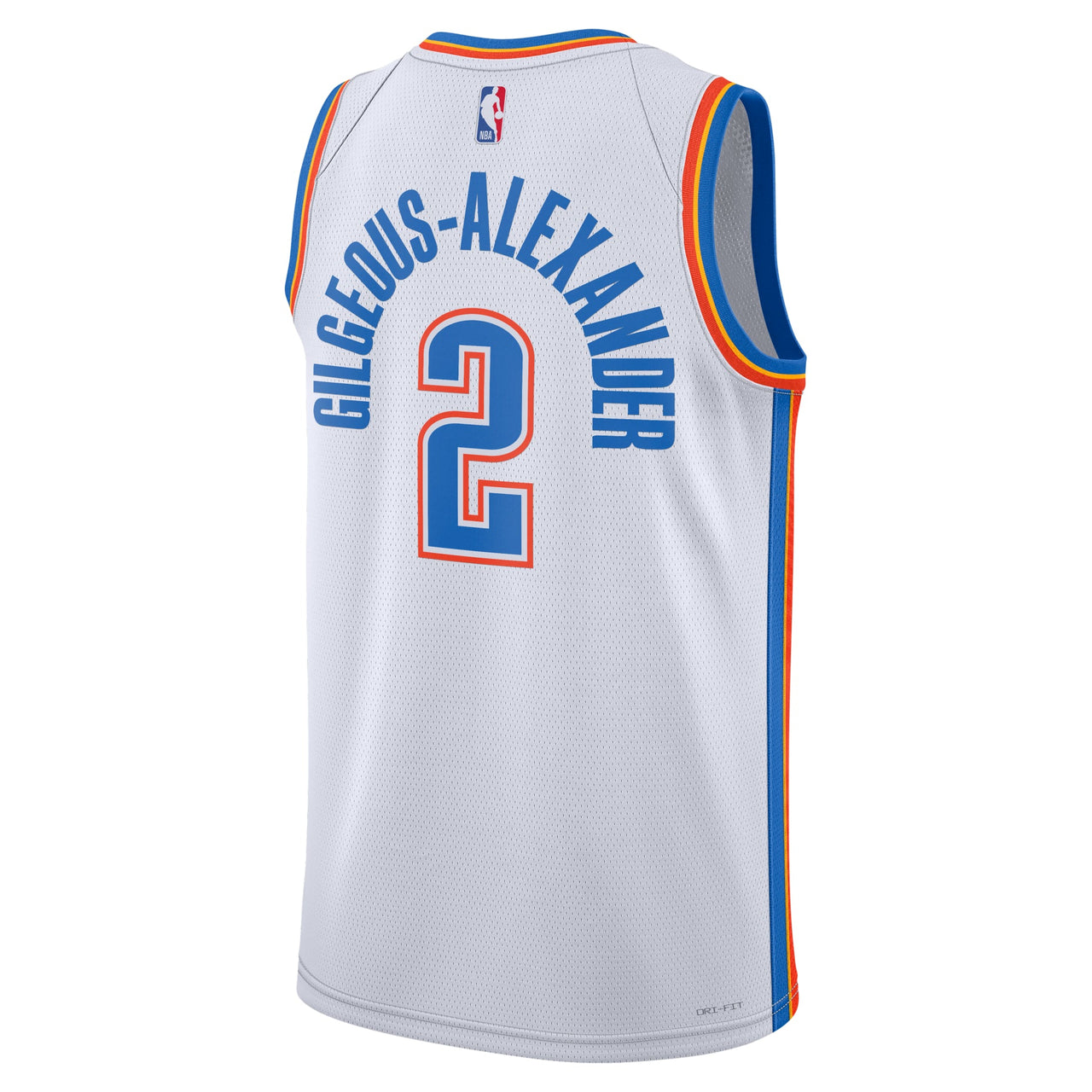 Nike Shai Gilgeous-Alexander Oklahoma City Thunder Association Edition Dri-FIT NBA Swingman Jersey 'White' DN2088-100