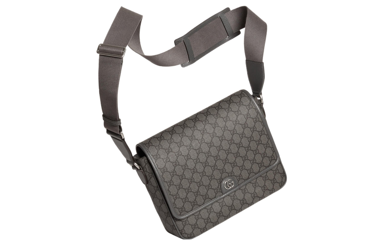 Gucci Ophidia Medium Messenger Bag 'Grey Black' 761741-FACJY-1244