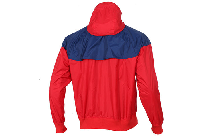 Nike Sportswear Windrunner Hooded Jacket Red Blue AR2192-657