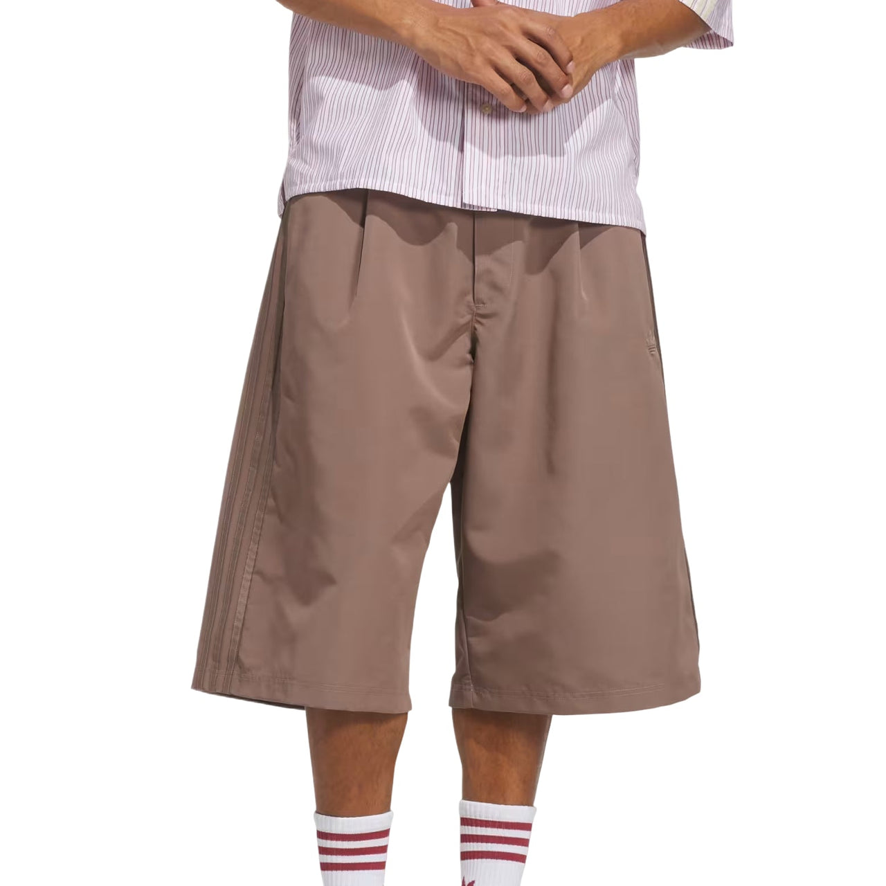 adidas Woven Shorts Asia Sizing 'Trace Brown' KT7874