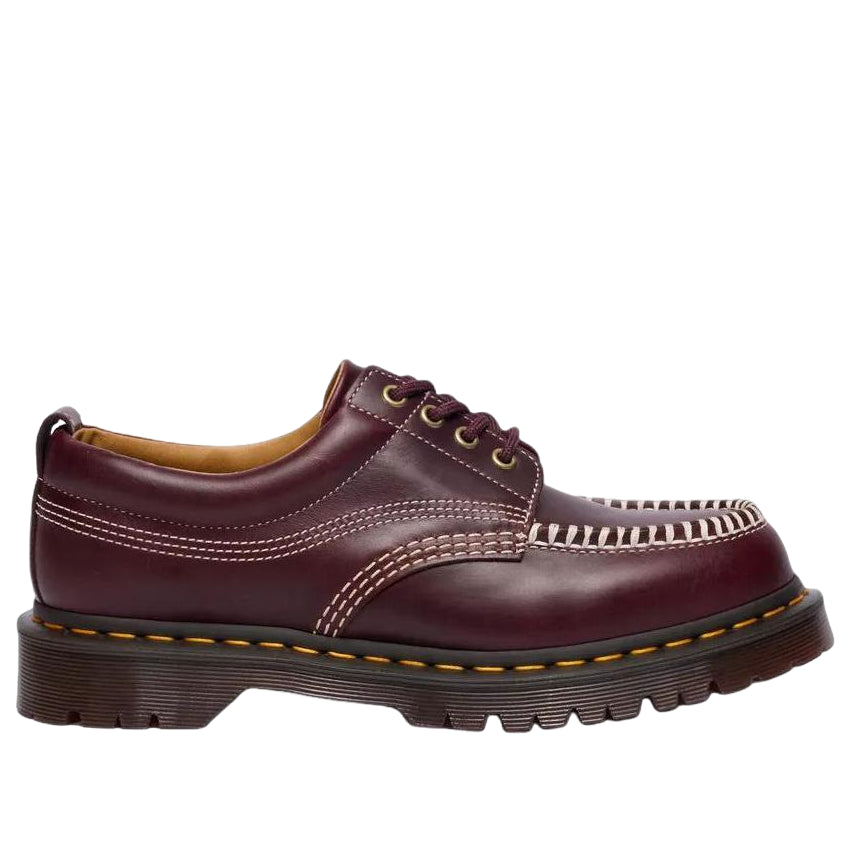 Dr. Martens Lowell Leather Moc Toe Shoes 'Cherry Red' 31817600
