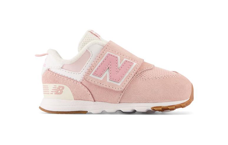 (TD) New Balance 574 NewB Hook & Loop 'NB Athletics Crystal Pink' NW574CH1