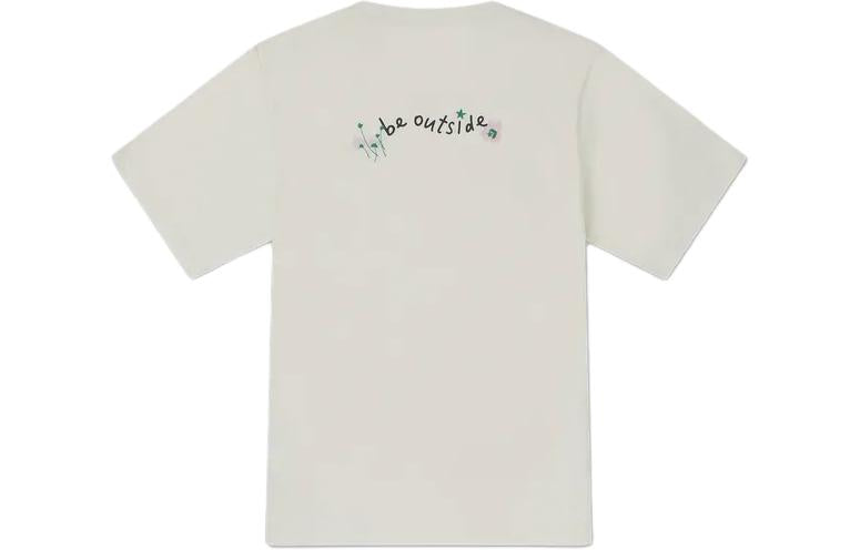 (WMNS) Converse Summer Verbiage T-Shirt Asia Sizing 'White' 10027223-A01
