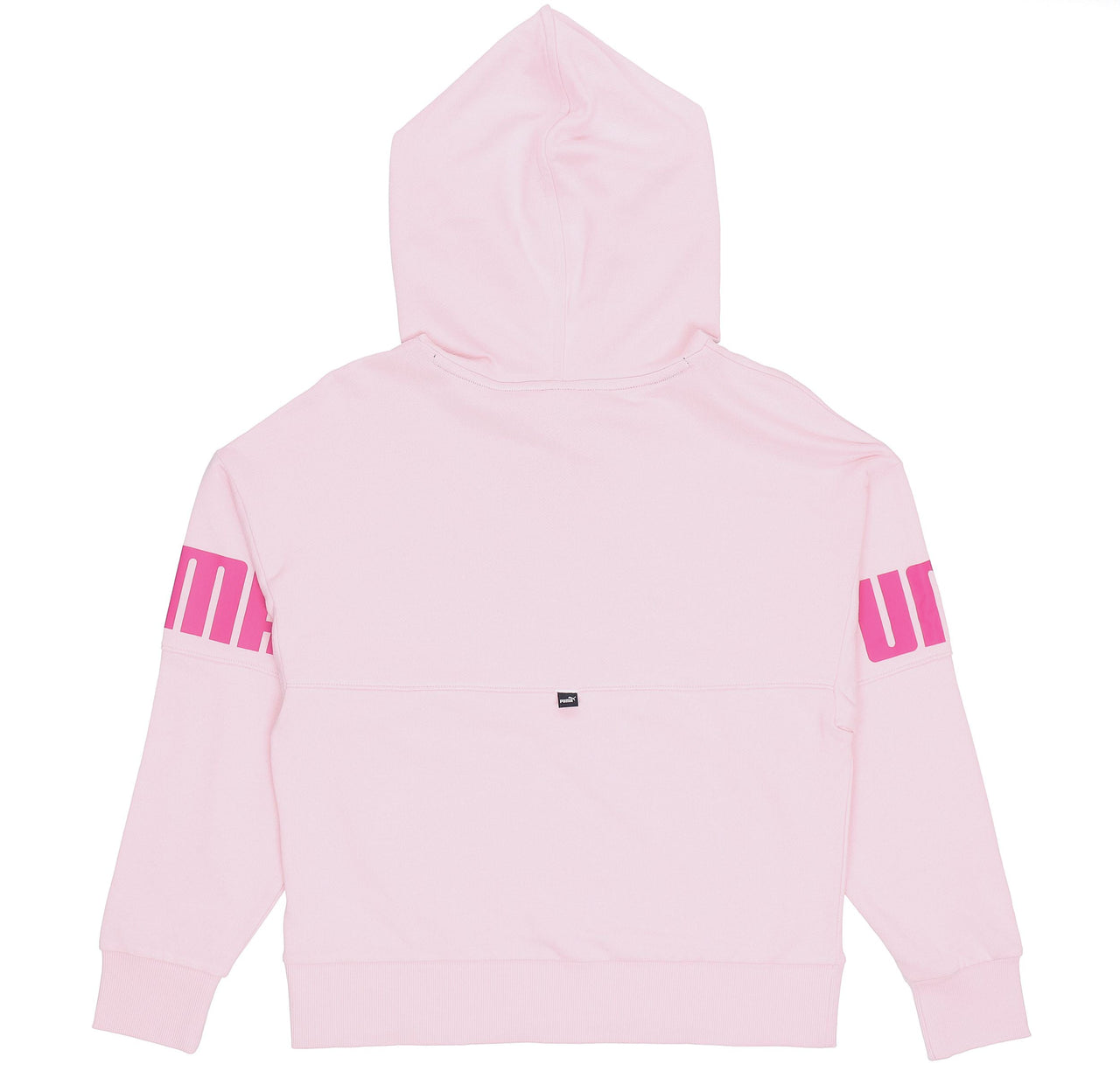 (WMNS) PUMA Contrasting Colors Alphabet Logo Pattern Loose Hoodie Pink 670957-16