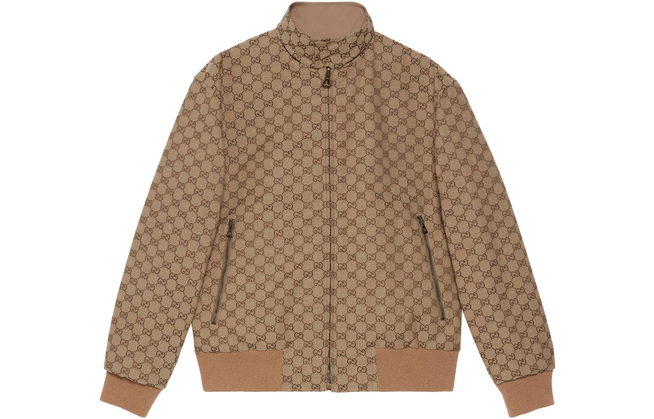 Gucci GG Canvas Reversible Jacket 'Beige Ebony' 717009-Z8A57-9118