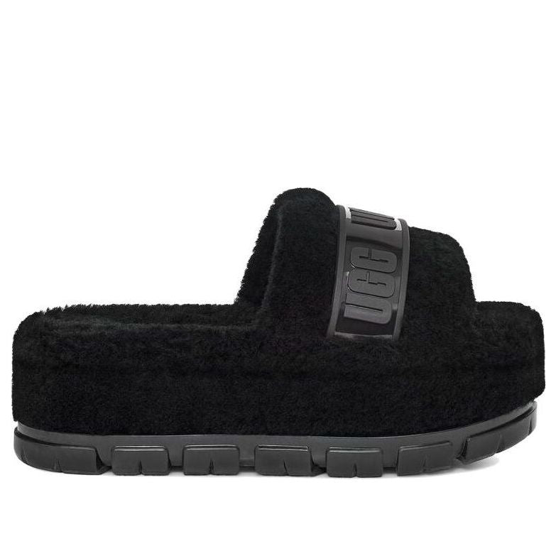 (WMNS) UGG Fluffita Clear 'Black' 1131971-BLK