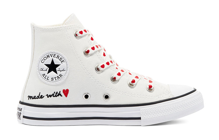 Converse Chuck Taylor All Star High GS 'Valentine's Day - White' 671125C