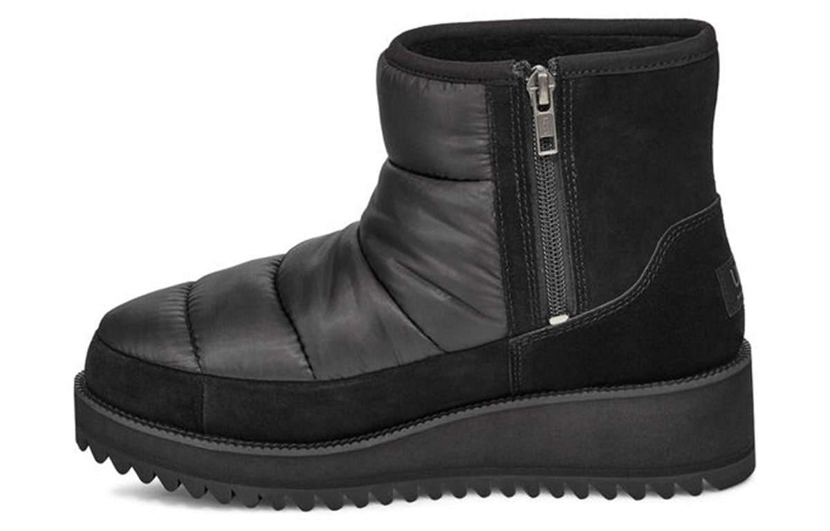 (WMNS) UGG Ridge Mini Snow 'Black' 1103840-BLK